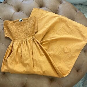 Beautiful smocked midi faithful the brand dress